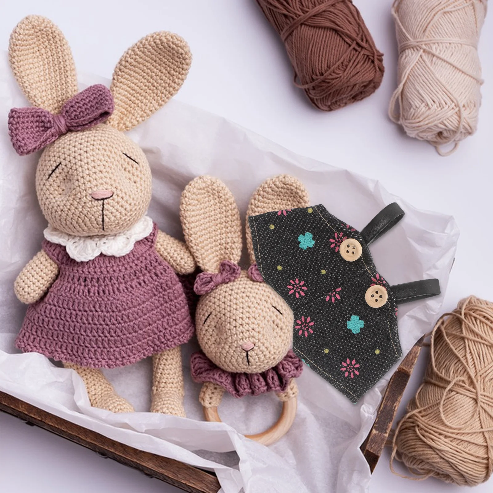 

3pcs Cute Clothes: Soft Denim Overalls For Bear Stuffed Animals Diy Dress Up Outfits Kawaii Clothing Accessories