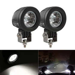 Motorcycle LED Work 2Inch Light 10W 12V 24V Mini Auto Truck ATV 4X4 4WD Car Tractor Bicycle Indicator Fog Lamp Driving Headlight