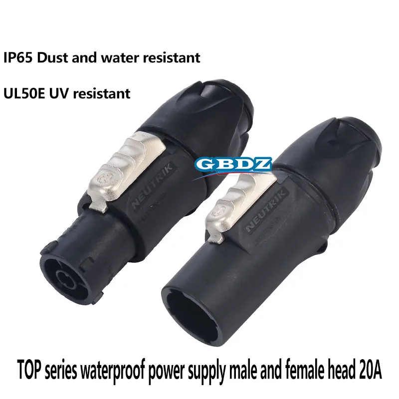 

TOP Series 20A220V Male Female Lockable Input Power Connector Plug NAC3FX-W-TOP Outdoor LED Large Screen Connector ﻿NAC3MPX-TOP