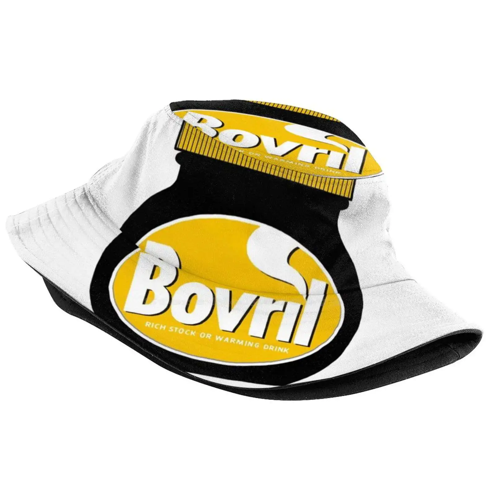 Bovril Chicken Stock Illustration Sun Cap Fisherman Hat Bucket Hats Food Football Marmite Scotland Vintage Black Blog Club