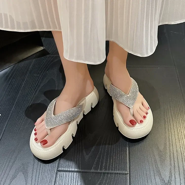 Summer Women Beach Flip Flops Slippers Fashion Platform Woman Sandals Thick Sole Outdoor Casual Ladies Shoes Zapatos Mujer