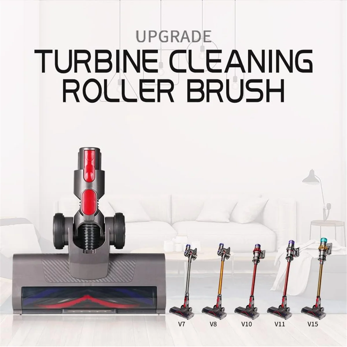 أجزاء المكنسة الكهربائية مرفق فرشاة رأس الأرضية لـ V7 V10 V11 V15