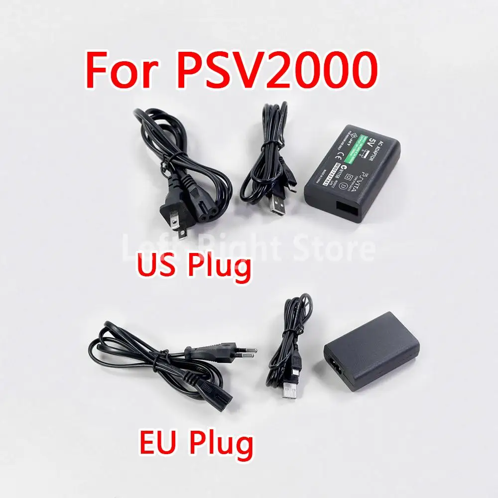 20PCS USB Data Charging Cable Home Wall Charger Power Supply AC Adapter For Sony PlayStation Psvita PS Vita PSV 1000 PSV2000