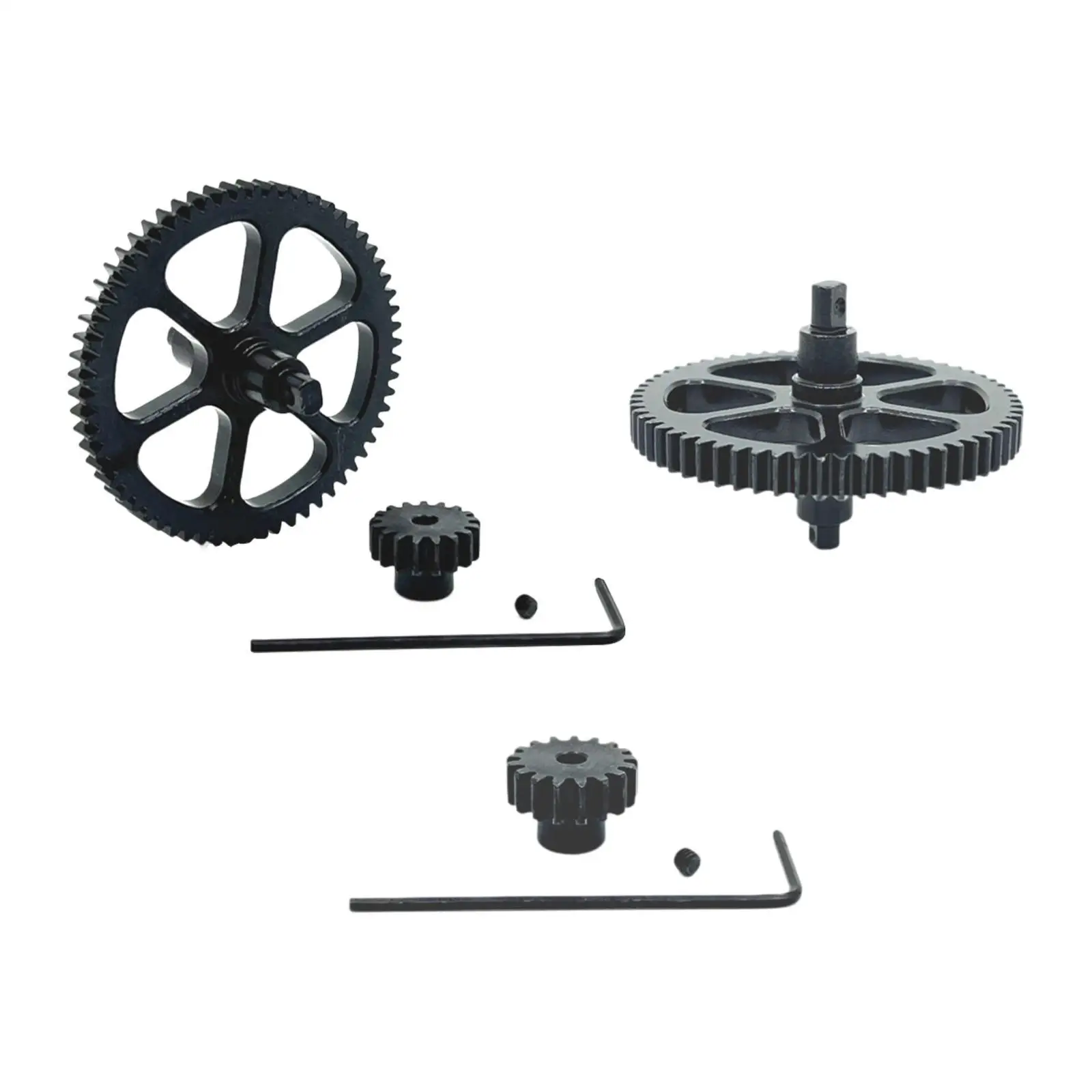 1/12 RC Gear Parti RC Stabilità del metallo Facile da installare Ingranaggio di ricambio, Accessorio modello RC per Wltoys Fy01 124006   12428 Fy03