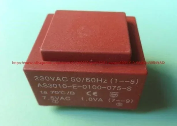 EI30/10.5 1.0VA 230V to 7.5V Potting Transformer AS3010-E-0100-075-S Sensor