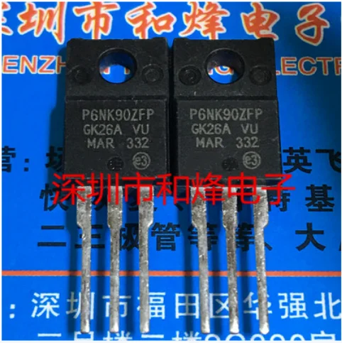 P6NK90Z TO-220 900V 5.8A, P6NK90Z, شحن مجاني, 30 قطعة, 50 قطعة