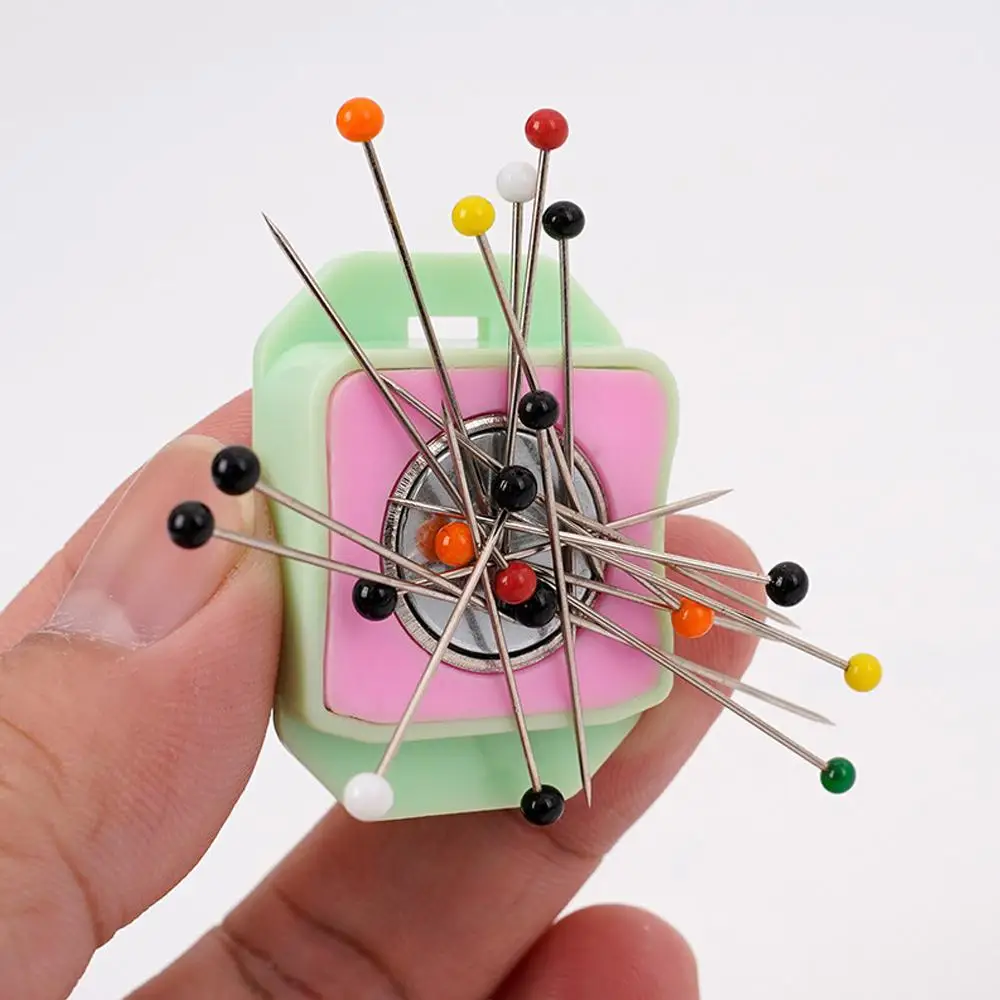 Anti-Slip Grip Sewing Magnetic Seam Guide Anti-Curling Locking Sewing Ruler DIY Crafts With Scale Magnetic Seam Guide