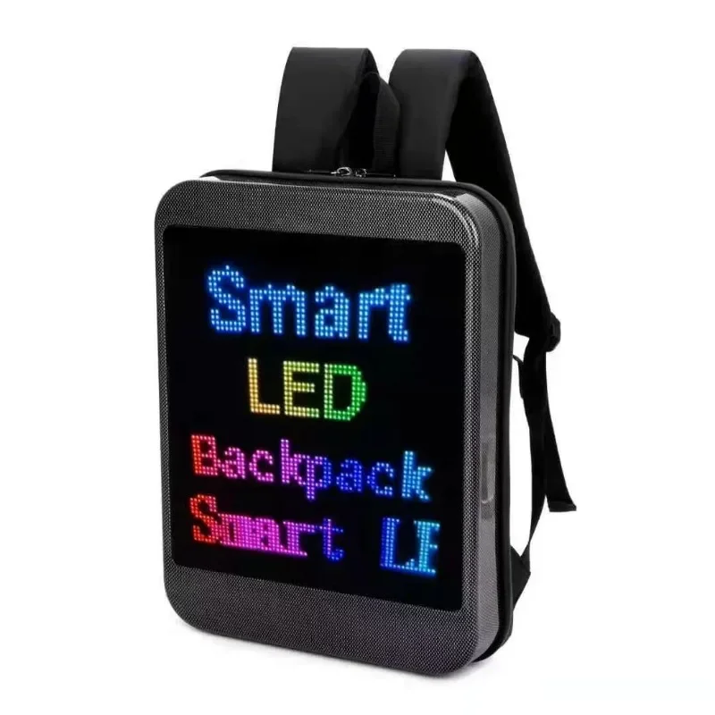 Sixth generation LED full-color audio backpack 250 * 250mm 64 * 64 lights