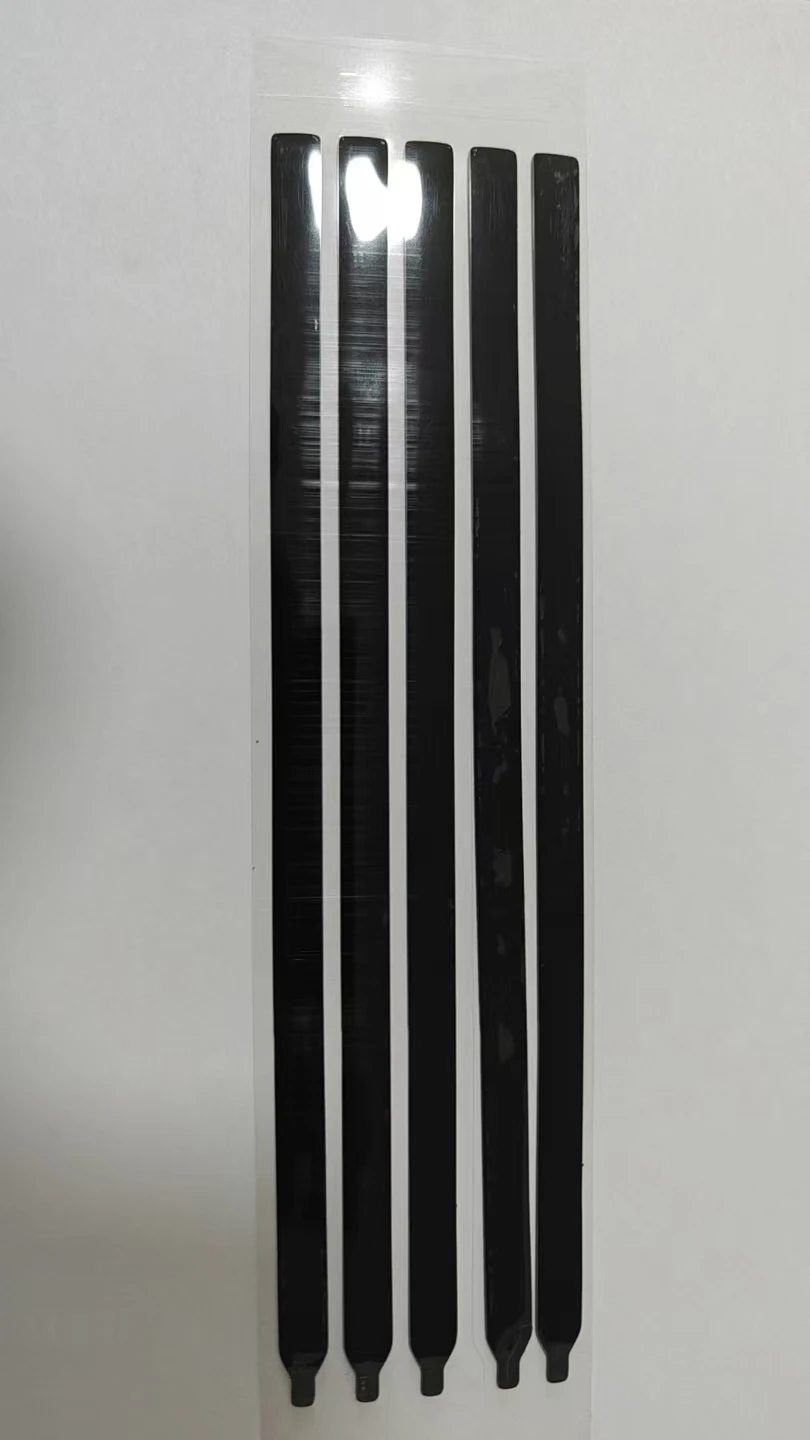 Adhesive film layer, laminated screen adhesive, fixed screen adhesive, rubber-based material, dimensions: 210 mm.