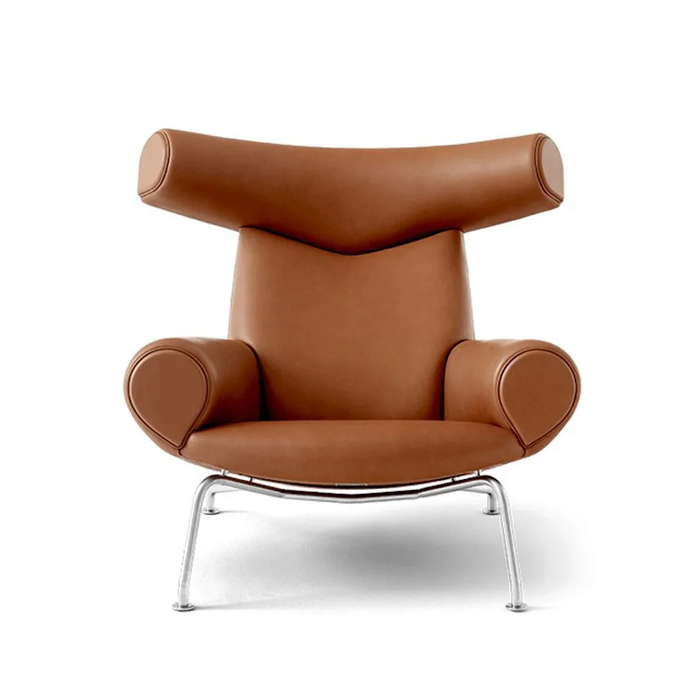 # # High Quality Modern Leisure Chair Leather Accent Chair With Stool Luxury Chair Living Room Sofa
