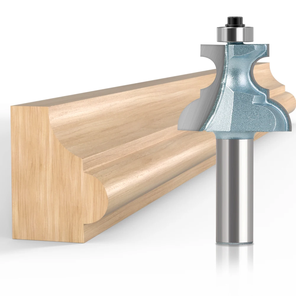 Imagem -03 - Tungsten Aço Shank Router Bits Edge Molding Bit Ferramentas para Madeira Linha Ferramenta 1pc 12 mm ° °