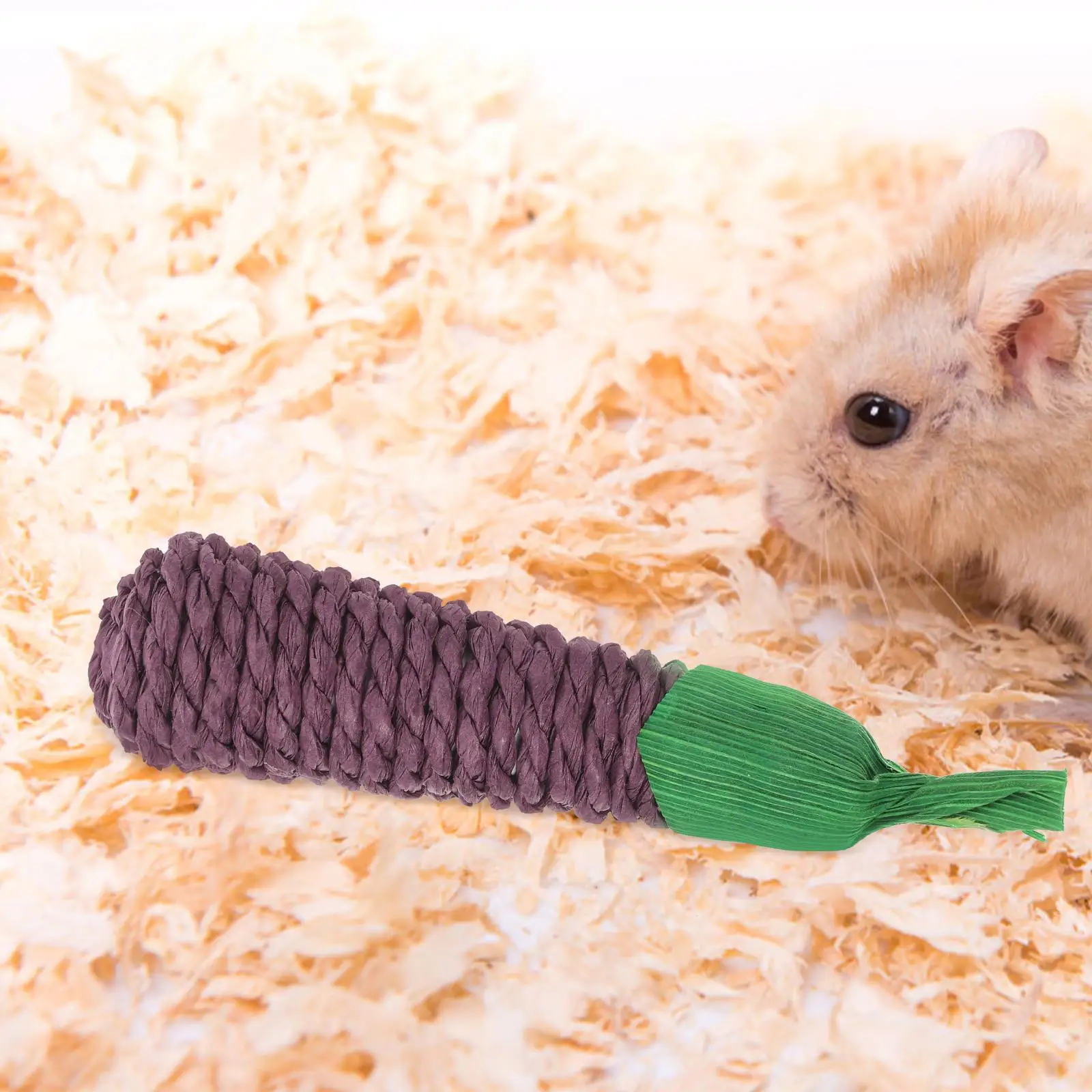 6 قطعة لعبة مطاطي القش الباذنجان أرنب عض الهامستر اللعب لدغة عصا الدعامة مضغ شينشيلا توريد اللعب