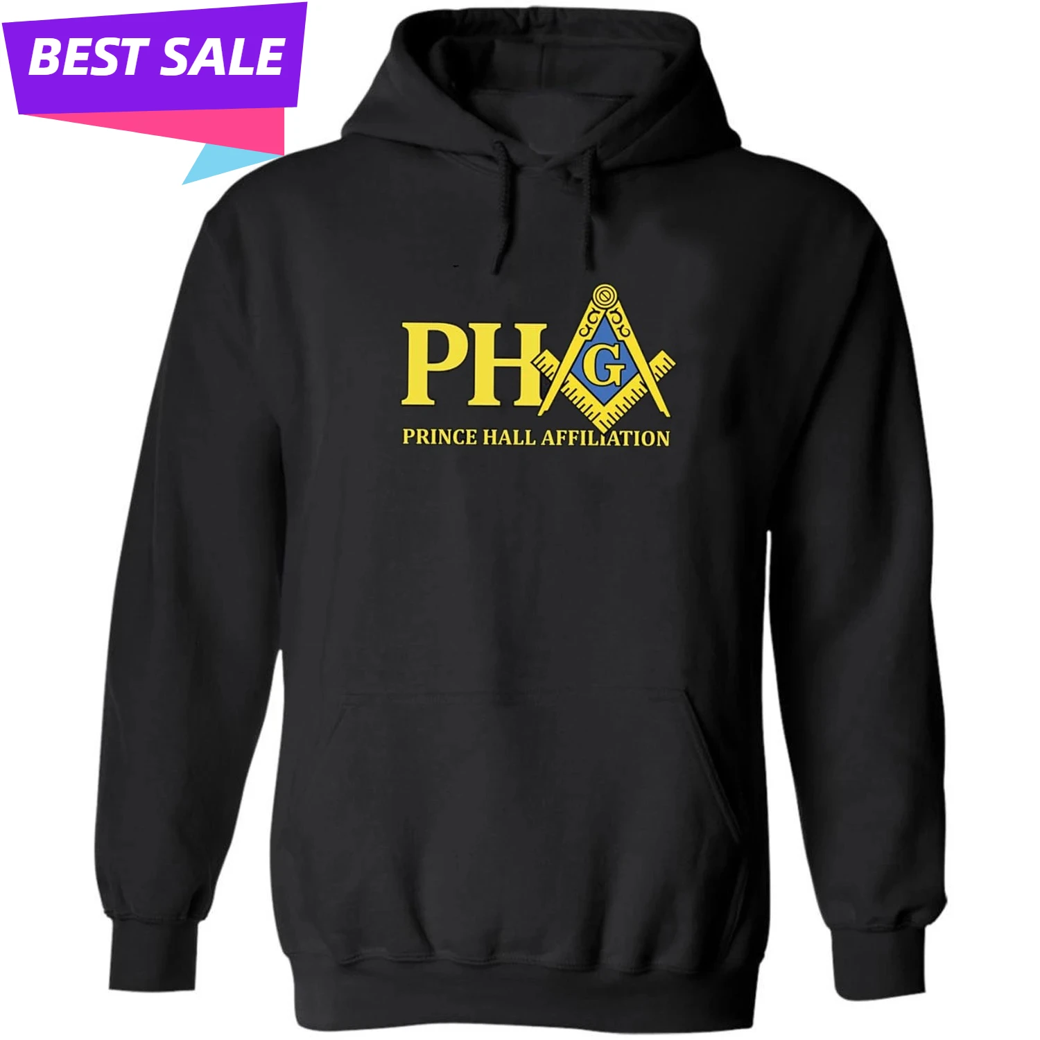 Freemason PHA Prince Hall Affiliation Mason Masonic Pullover Hoodie 100% Cotton Comfortable Casual Mens Sweatshirts Streetwear
