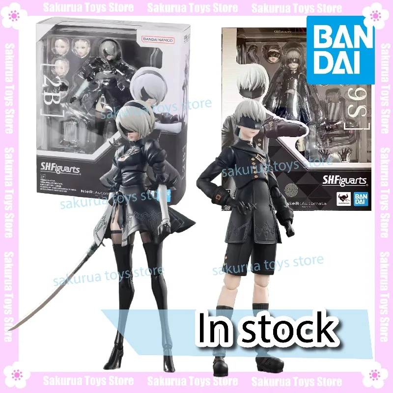 

In Stock SHF Neil Mechanical Era Yulha 2B Little Sister Sends Ye 9S Automatic Human Figures Actual Doll Collection Gifts