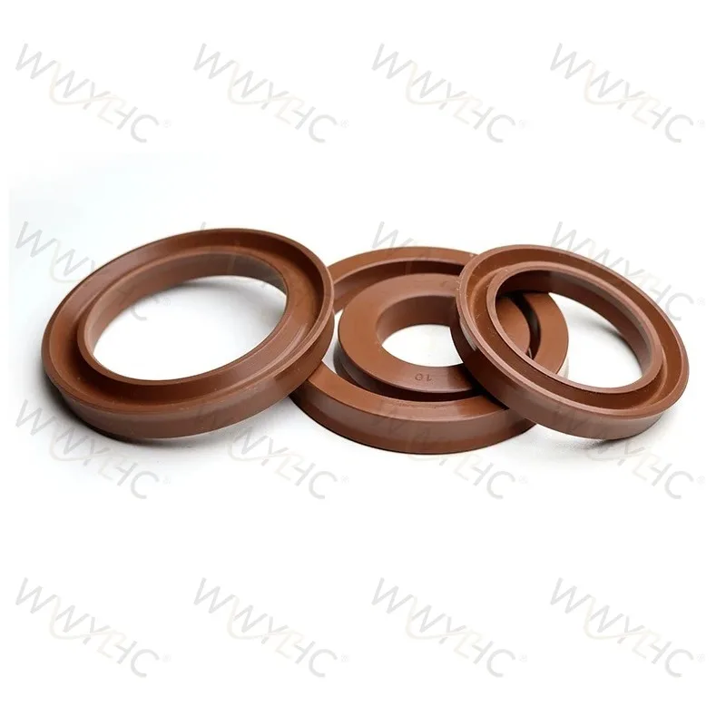 10PC Hydraulic Oil Seal Full-size High-temperature Corrosion-resistant Fluororubber Seal Suitable for Hydraulic Machinery