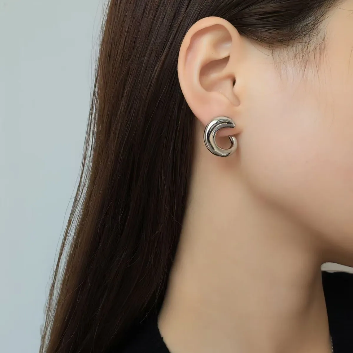 

Jenny&dave Jewelry Earrings Women's Earrings Ear Cuffs Metal Moon Earrings And Earrings