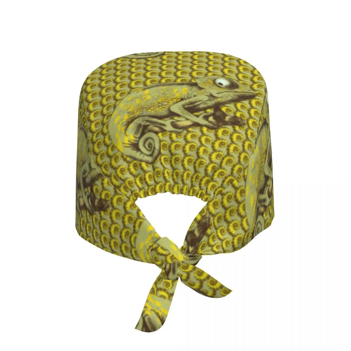 Chameleon Nursing Accessories Scrub Hat Surgery Cap Dentist Animal Lab Cap Scrub Cap Long Hair