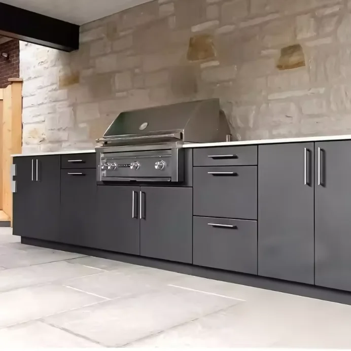 

# Hot Sales Modern Outdoor Kitchen BBQ With Sink PVC Door Pizza Oven Small Refrigerator Kitchen Cabinet Basket Other Kitchen Fu
