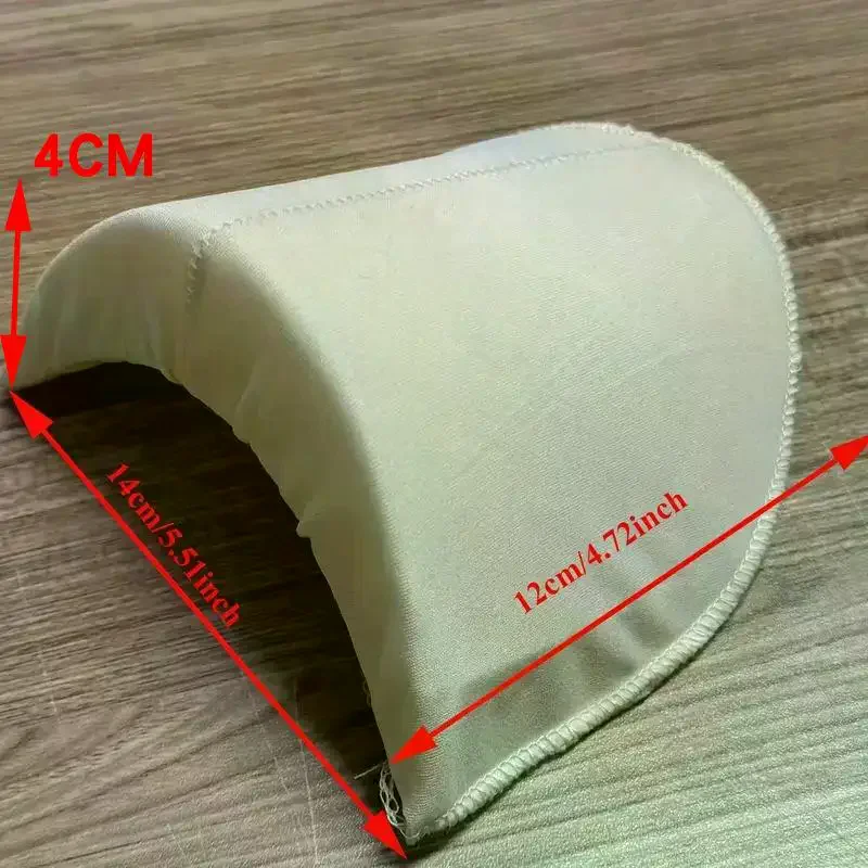 

1Pair Thicken Big 35mm Sponge Shoulder Sewing Black White Nude Shoulder Pad Sew DIY Jacket Wedding T-Shirt Fashion Garment
