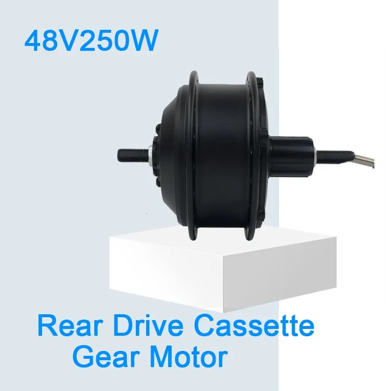 

MXUS Ebike 48V250W Rear Drive Cassette Mountain Bike Brushless Gear Hub Small High Speed Motor