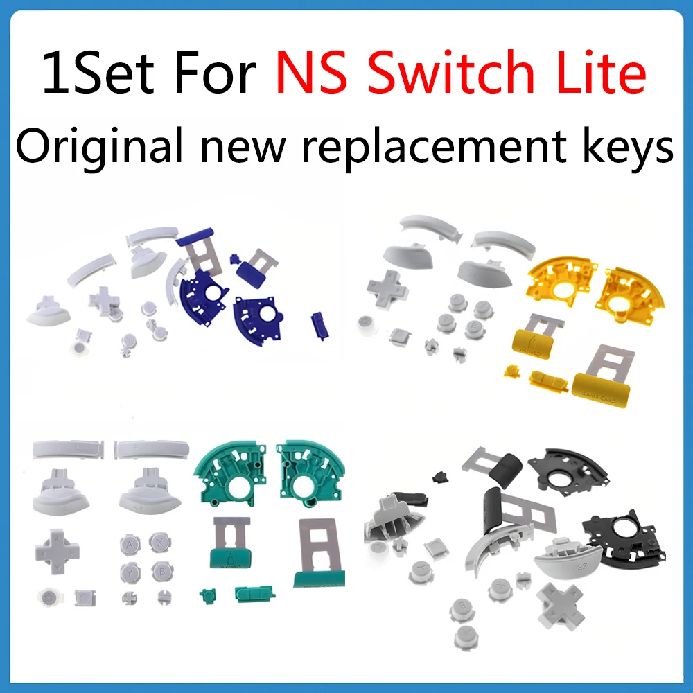 

1Set Original For Switch Lite ABXY D Pad Keys Buttons For Nintendo Switch Lite Controller L R ZL ZR Trigger Button Replacement