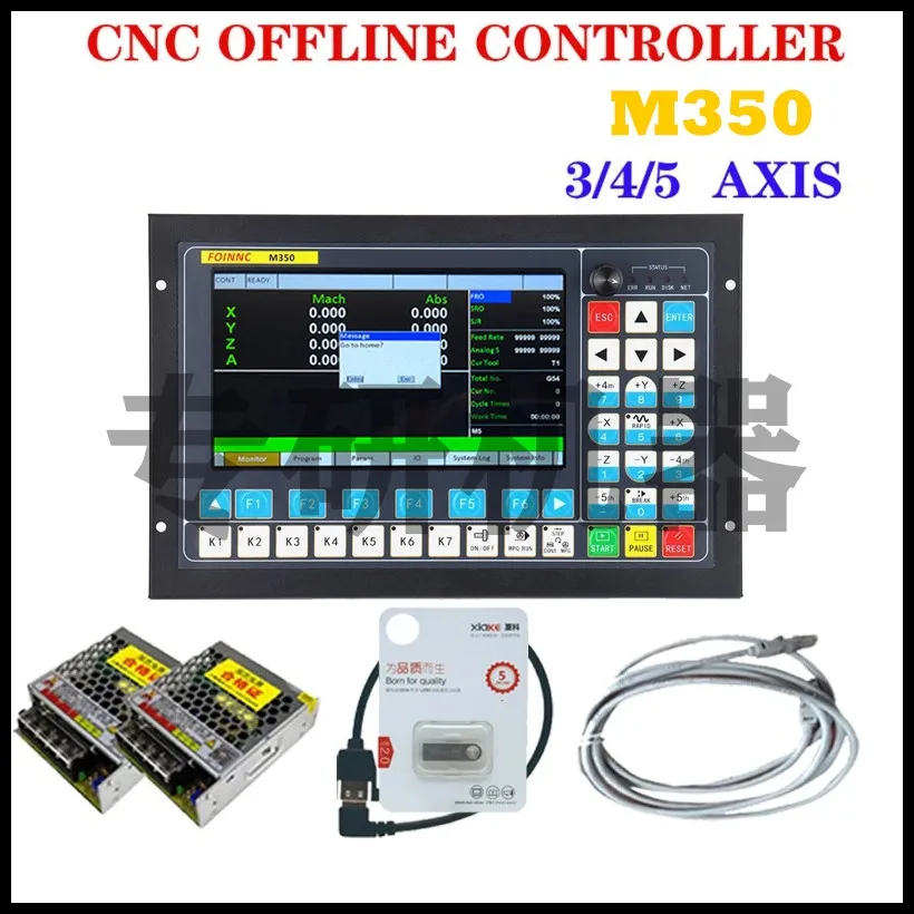 HOT M350/DDCS EXPERT CNC ATC controller 3/4/5 axes support closed-loop stepper servo motor/3d edge finder to replace Ddcsv3.1