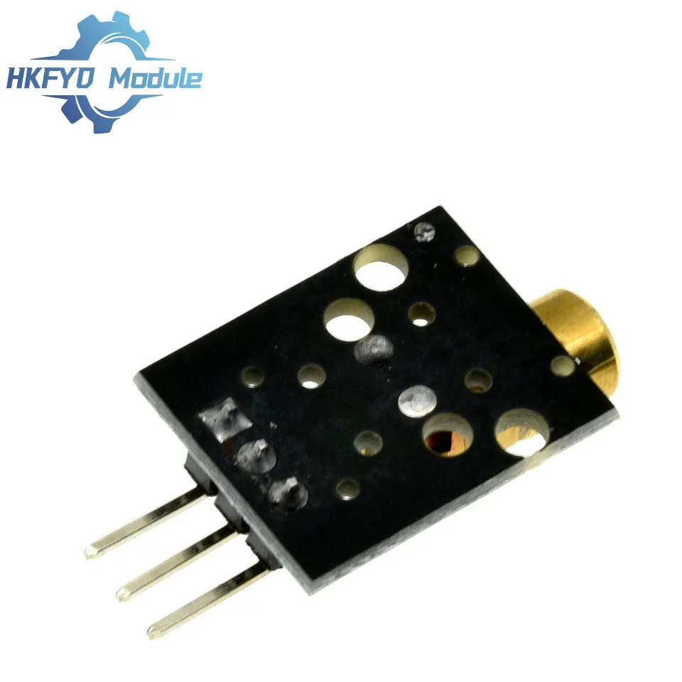 1-100 قطعة KY-008 وحدة ليزر حمراء 650nm 3-Pin Dot Diode Transmitter مع رأس نحاسي لـ Arduino، AVR، PIC & MEGA 2560 #5