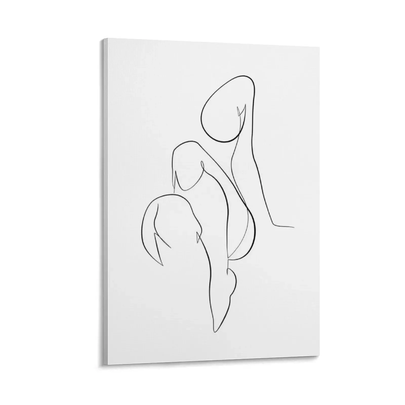 

One Line Woman Leg Pose Canvas Painting decorative picture for living room nordic home decor vintage home decor