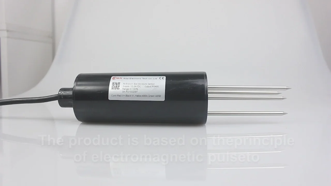 CM1 RK510-01 FDR 4-20mA/0-5V/0-2V/RS485 Soil Moisture Sensor Probe with Four 316L needle probe