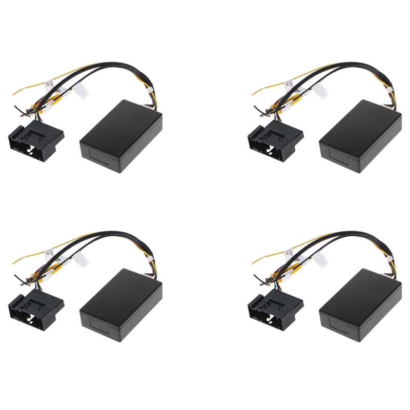 4X RGB To (RCA) AV CVBS Signal Converter Decoder Box Adapter For Factory Rear View Camera Tiguan Golf 6 Passat CC