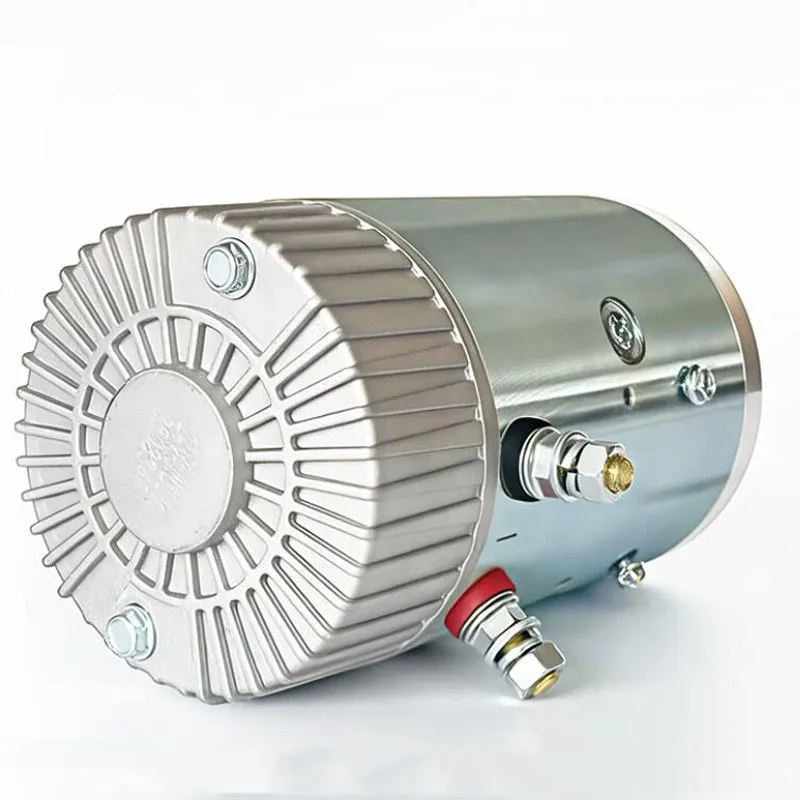 2200W DC Electric Motor 12V/24V/48V/60V for Hydraulic Power Unit with 9-Tooth Spline Shaft