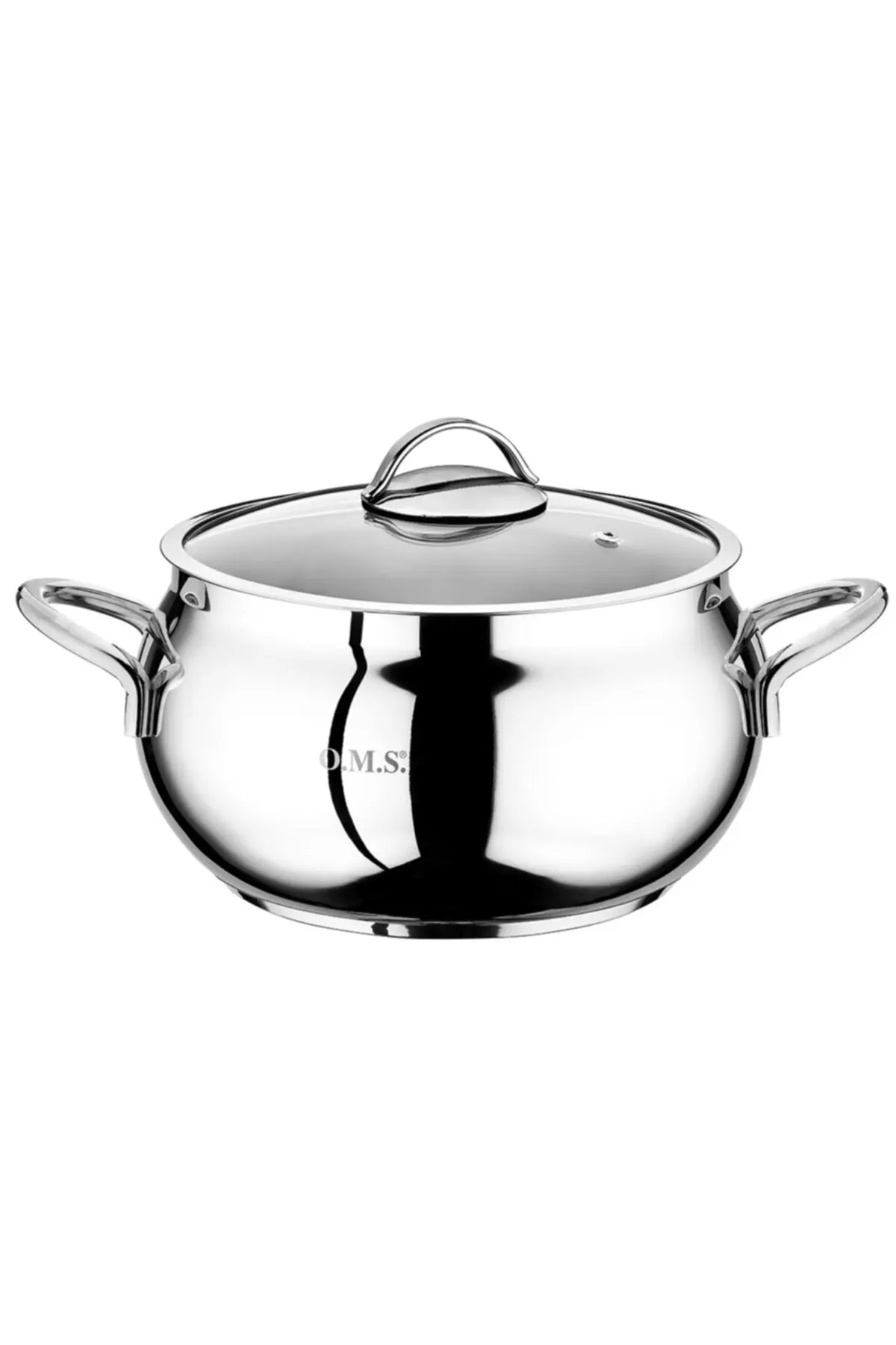 

DOLBOVI sphere steel deep pot 30x19 13.5 lt Cookware Set