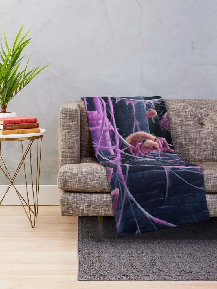 Shadows and Cobwebs: The Forgotten Castle Throw Blanket sofa bed Extra Large Throw Blankets