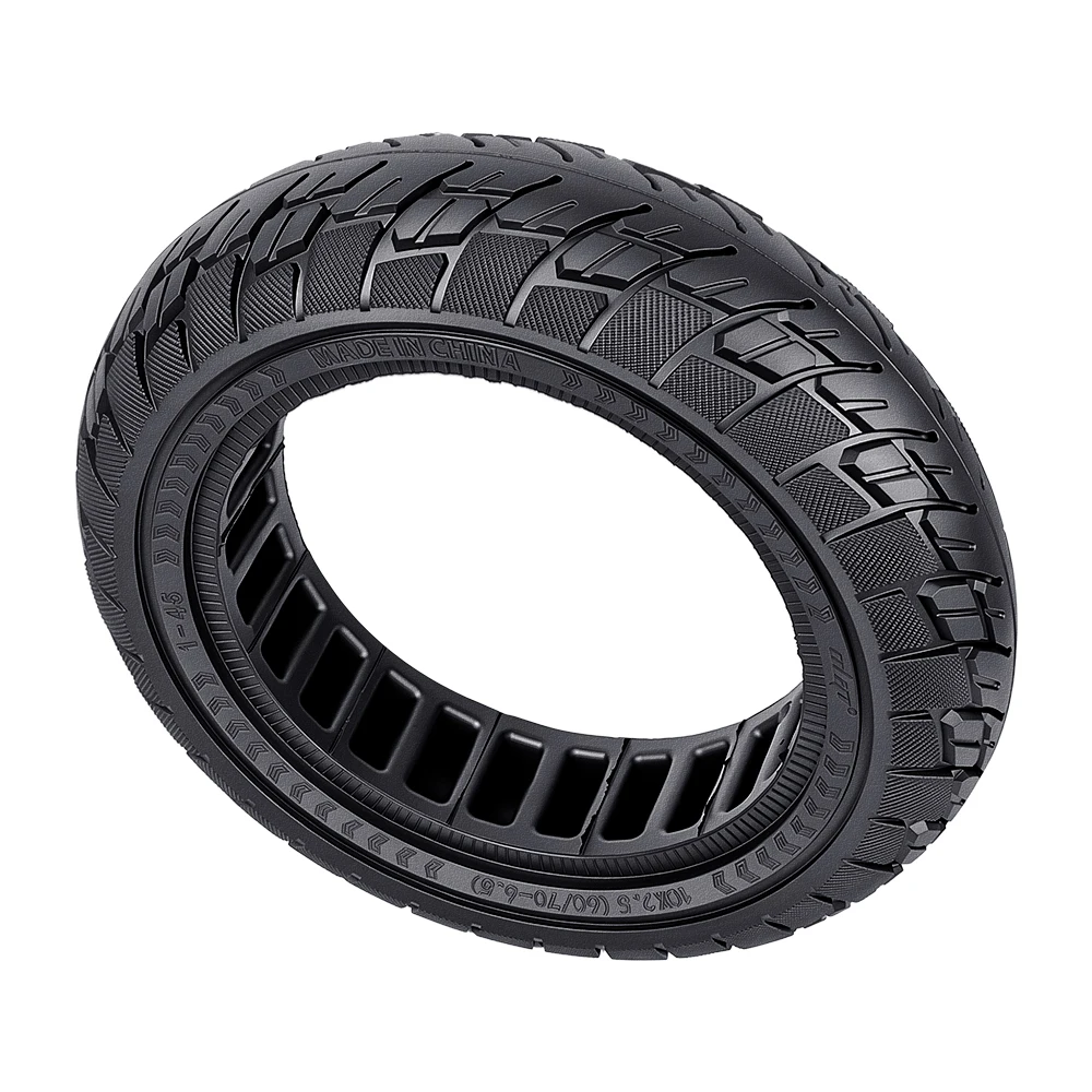 10x2.5 Inch Solid Tire 60/70-6.5 Scooter Tyre for Ninebot Max G30 G2 G30D G30E G30LP G30D II Puncture Proof Replacement Parts