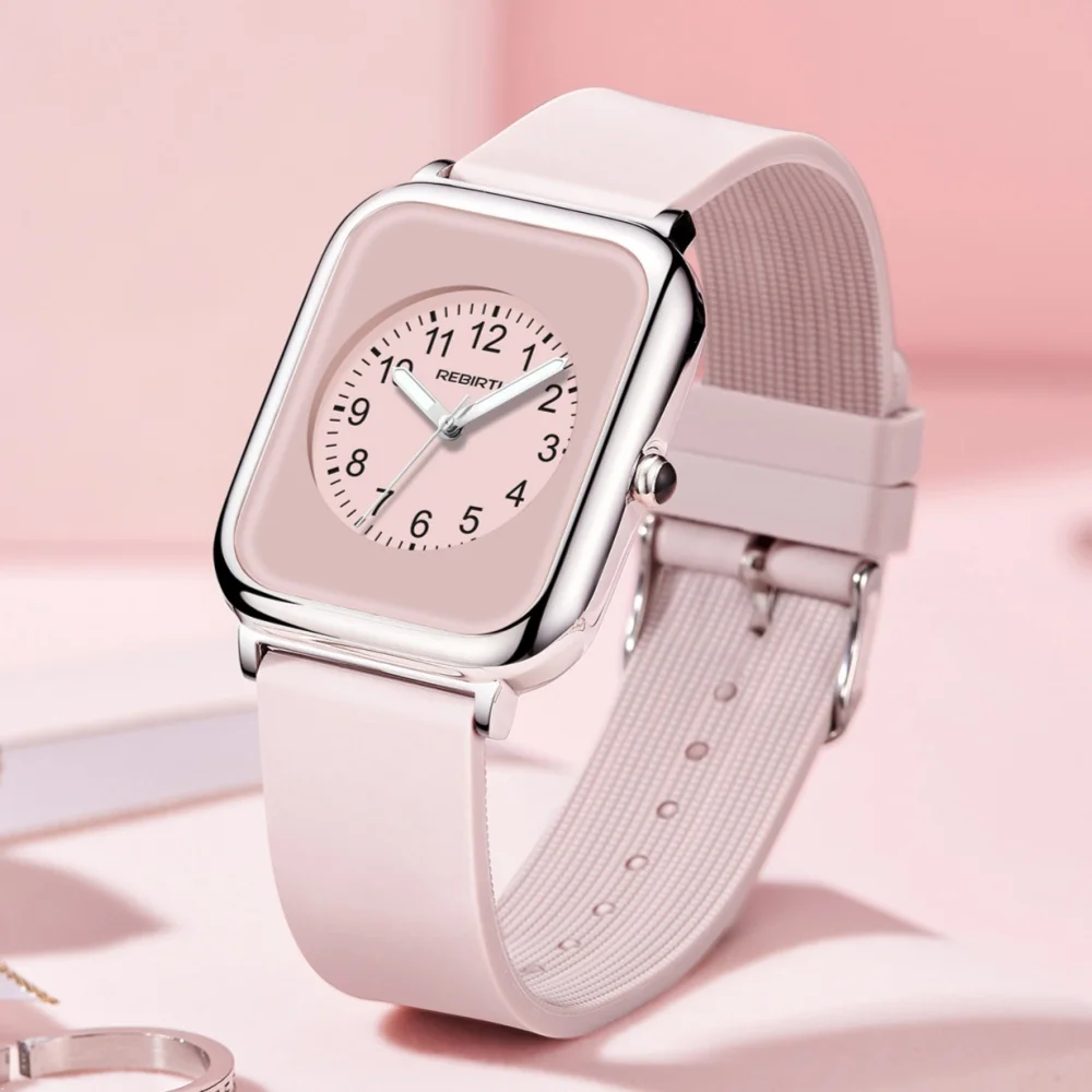 

REBIRTH 016, роскошные модные женские часы montre femme, винтажные и элегантные и универсальные женские кварцевые часы