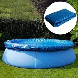 Swimming Pool Cover Round Summer Waterproof Pool Tub Dustproof Covers Outdoor Garden PE Film Blanket Accessory Pool Cover