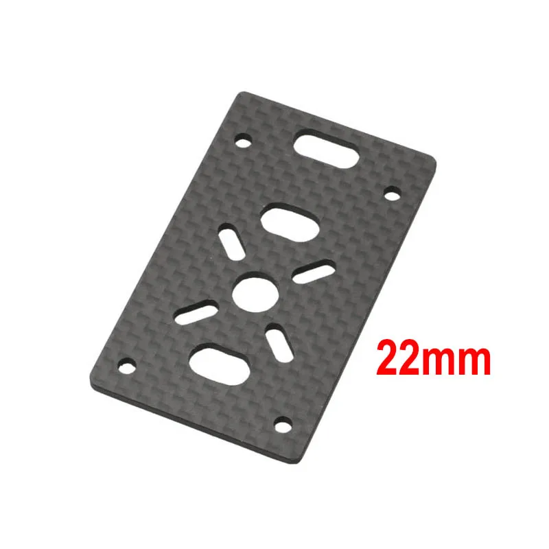 10PCS DIY 12/16/20/22/25/30mm Tube Clamp 3K Carbon Fiber Plate Motor Fixed Mount Clip Holder Bracket for RC FPV Drone Quadcopter