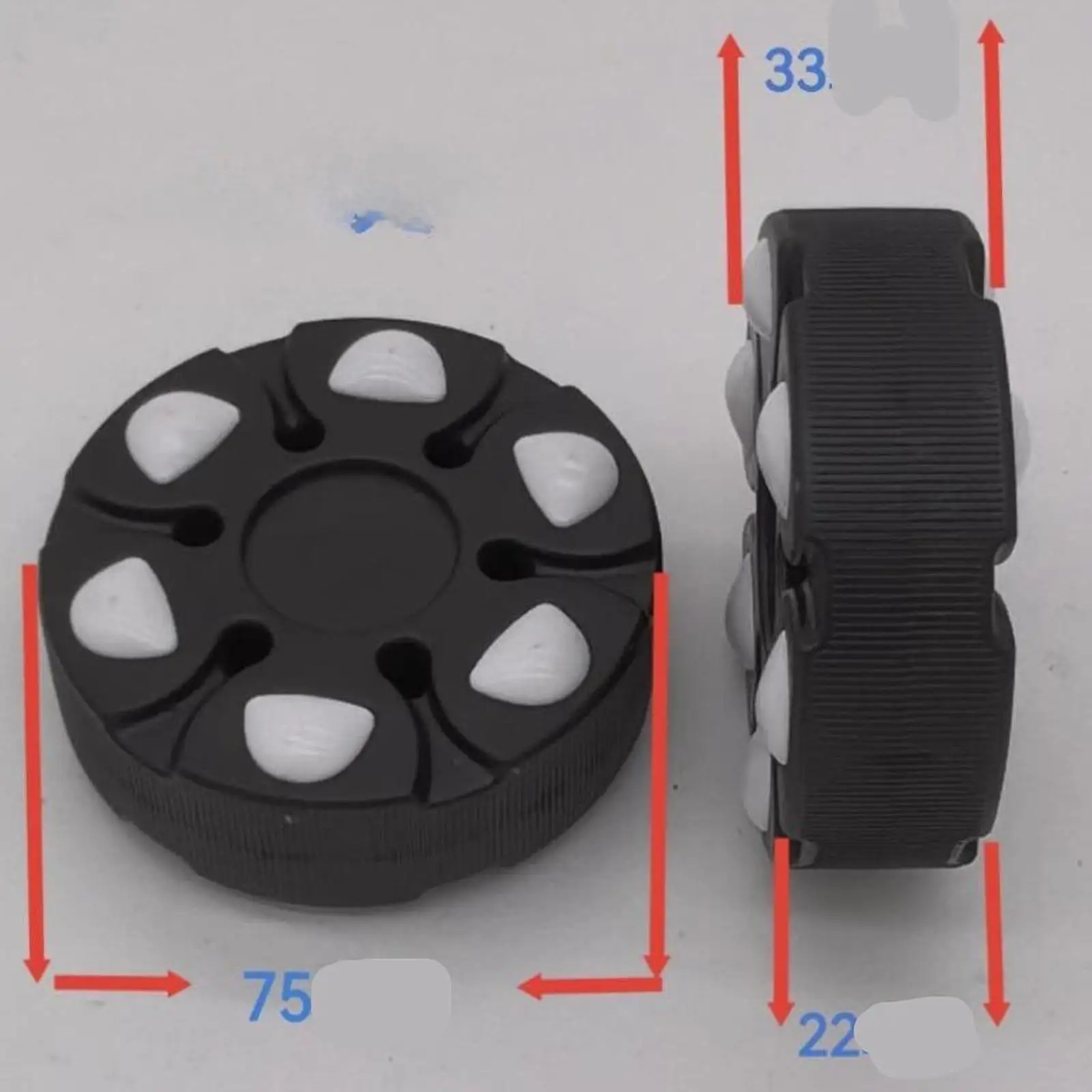 

Хоккейная шайба Petal Style: Тренировочный мяч из АБС-пластика для точного контроля, для уличных роллер-игр на открытом воздухе, для всех уровней подготовки