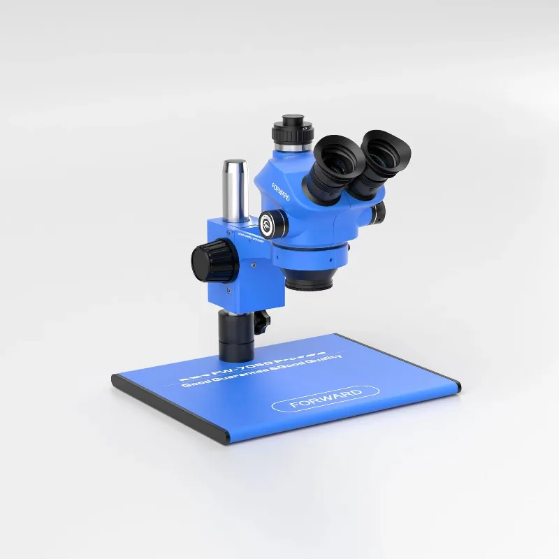Vente directe d'usine - Microscope trinoculaire Forward FW-7050 Pro Amazon Choice 7X-50X pour la soudure et la réparation de téléphones