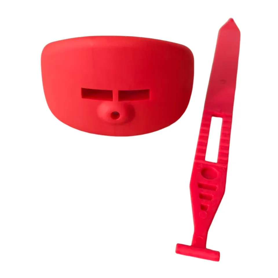 واقي الفم على طراز الرجبي الأمريكي باللون الأحمر مع أشرطة واقي الفم للملاكمة وواقي حماية الأسنان للبالغين والأطفال #4