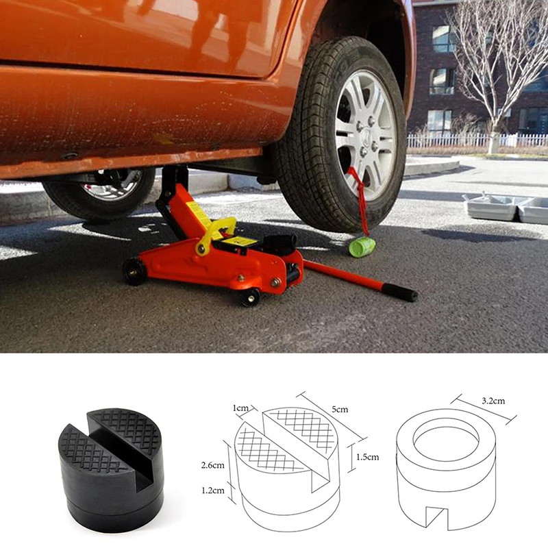 Universal Slotted Jack Pad Car Rubber Frame Protector Guard Adapter Jacking Pinch Weld Side Lifting Disk Repair Tool Accessories