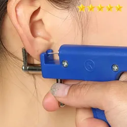 【Hot sales】Ear Piercing Tool Ear Piercing Gun Painless Ear Piercing Gun Stainless Steel Ear Stud Gun Ear Piercing Tool