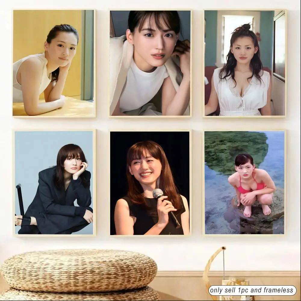 Anime H-Haruka Ayase Poster Sticky Poster Home Office Wall Bedroom Living Room Kitchen Decoration Painting