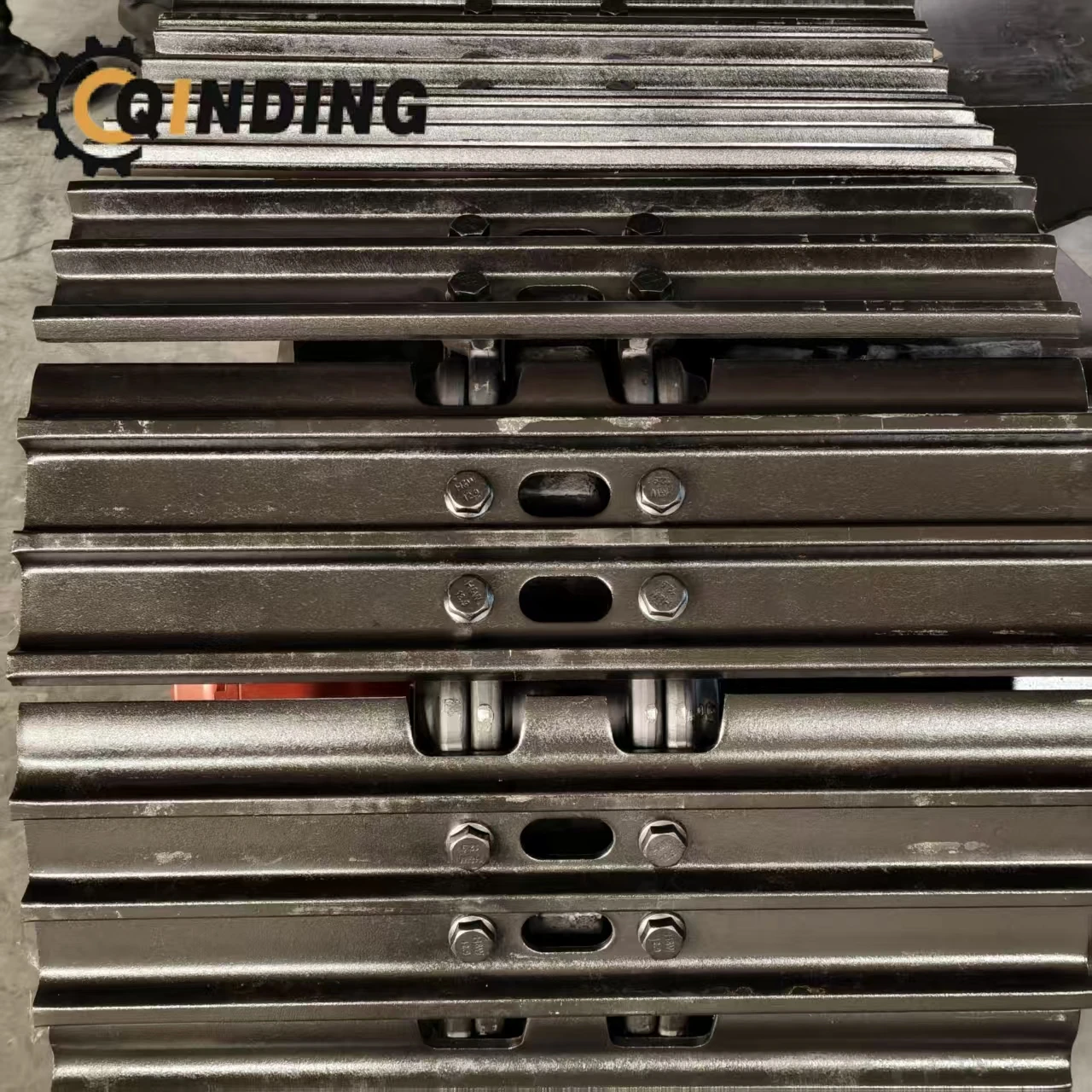 QDST-12T 12Ton Steel Track Chassis with Oxford Buffer Block, Heavy Duty Undercarriage for Construction Drilling and Excavator Ma