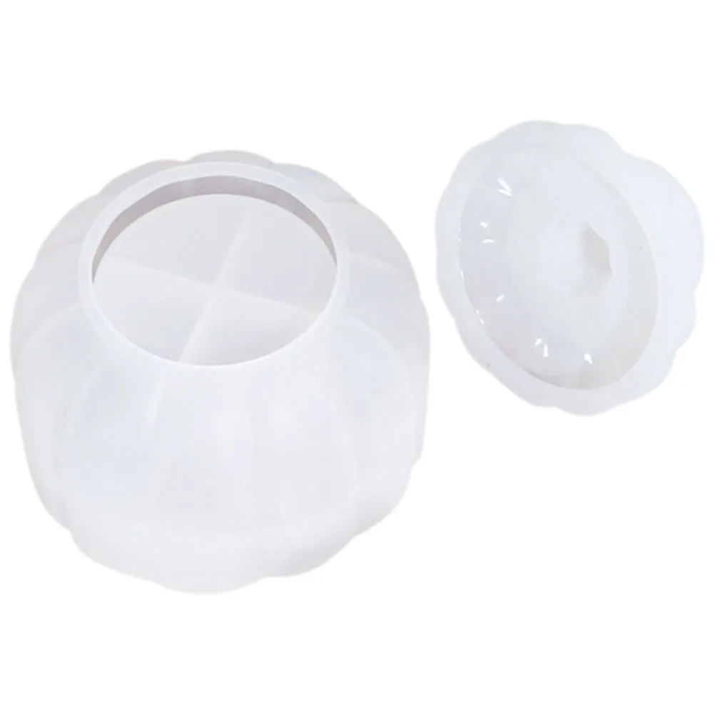 

1Set Halloween Silicone Pumpkin Mold DIY Candy Jar Pumpkin Storage Jar Lid Crafting Mold Silicone Molds DIY Molds