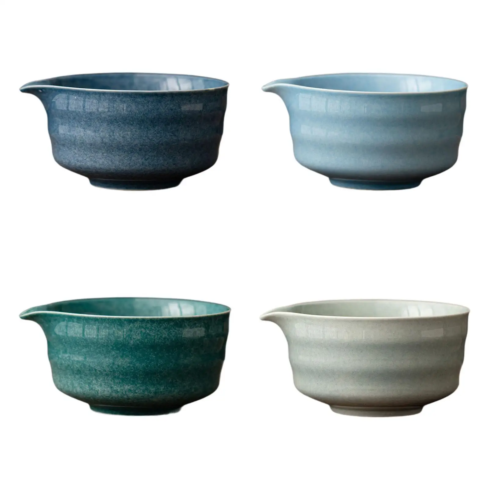 

Ceramic Bowl for Matcha Ceremony with Pouring Spout for Home Decor