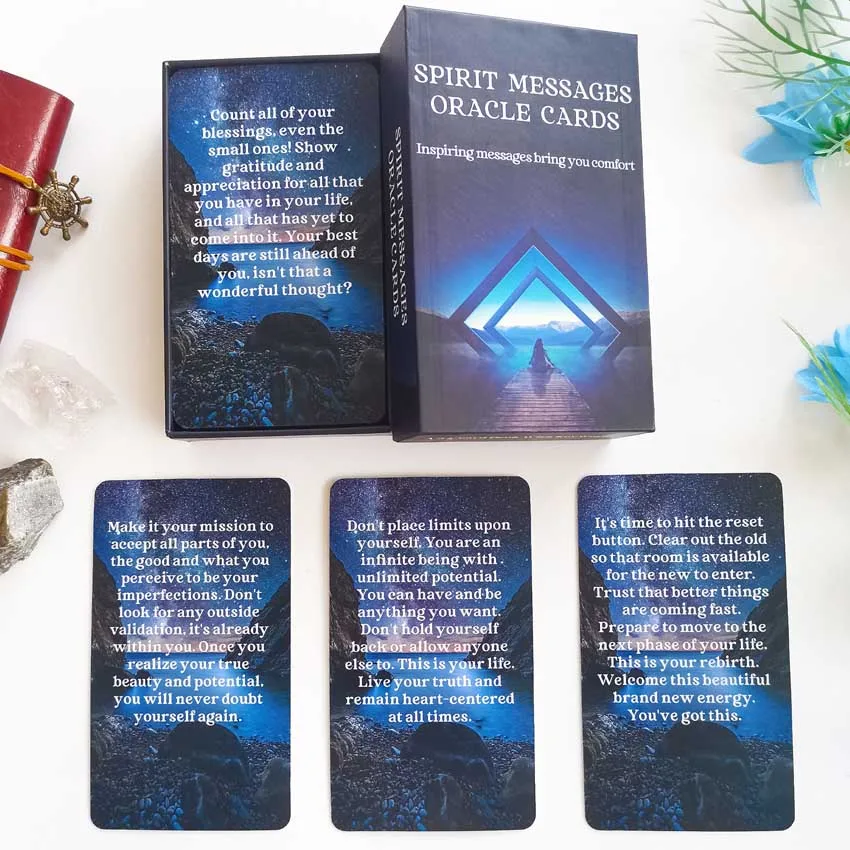 12x7 cm Spirit Messages Oracle Cards Inspiring Messages Bring You Comfort Card Games