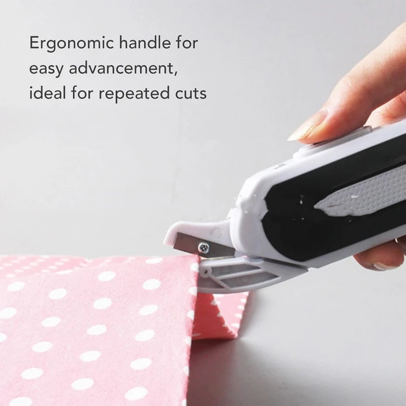 Cordless Electric Scissors Sewing Shear Fabric Cloth Carpet Plastic Leather Cutting Tool 3V Source Or Battery Powered