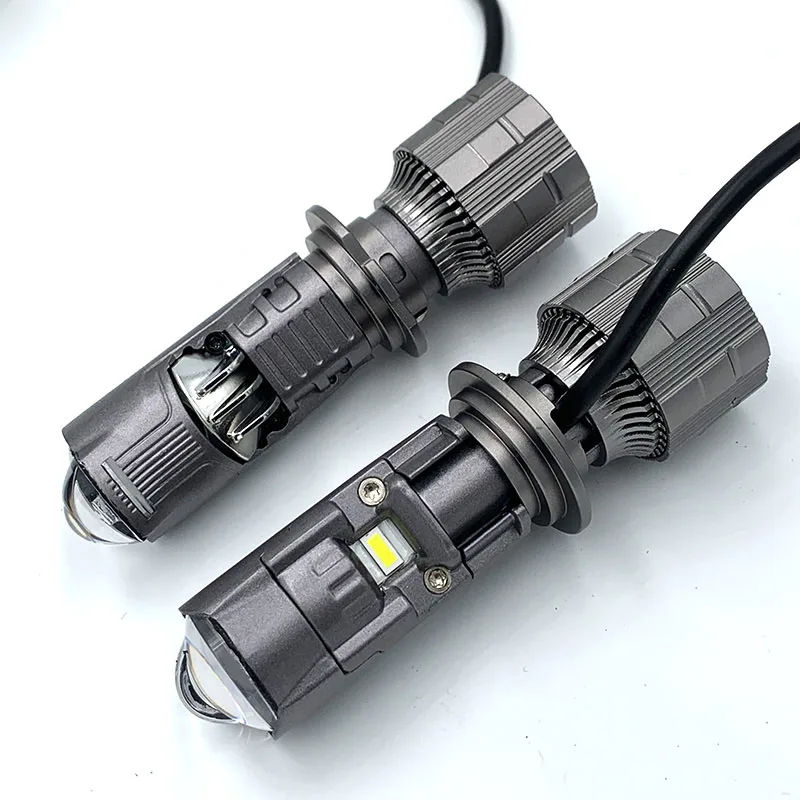 

Automotocycles Headlamp LED H4 H7 Headlight Bulbs Mini Projector Lens Bulb Canbus No Erro 100W 6000K Car Motorcycle Tuning 12V