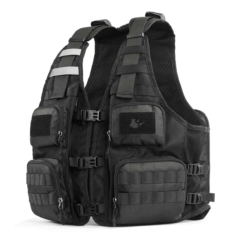 

Motorcycle Vest for Riders Lightweight Breathable Riding Vest with Reflective Strips, Ideal for Hot Weather and Night Riding